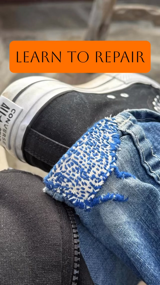 Join for our first workshop of the season Sashiko with @jennyfriedberg
Learn the Japanese art of beautifully repairing textiles. Link in bio to learn more and sign up!