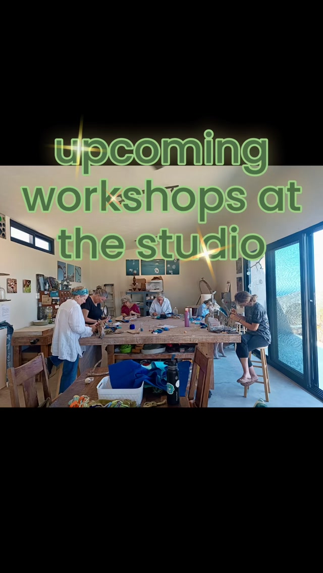 We have a great line up of workshops at the studio this season! Click the link in our bio to learn more and sign up! #whereartandnaturemeet #todossantosbcs